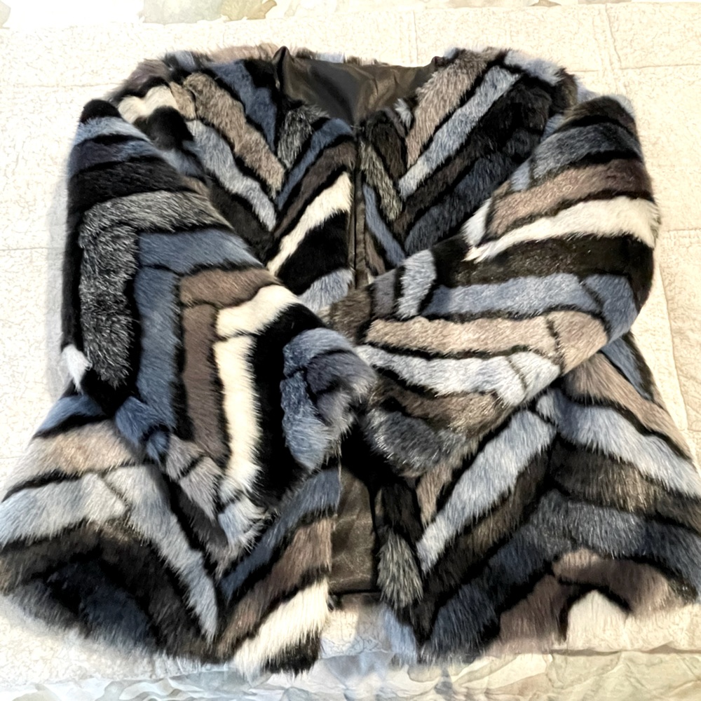 Faux fur coat